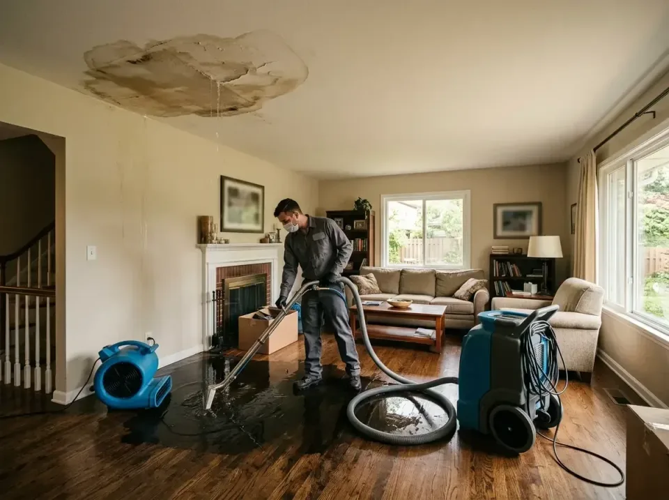 attic-pipe-burst-ceiling-drip-008 — frequently asked questions, Water Damage Restoration & Carpet Care in Melwood, MD